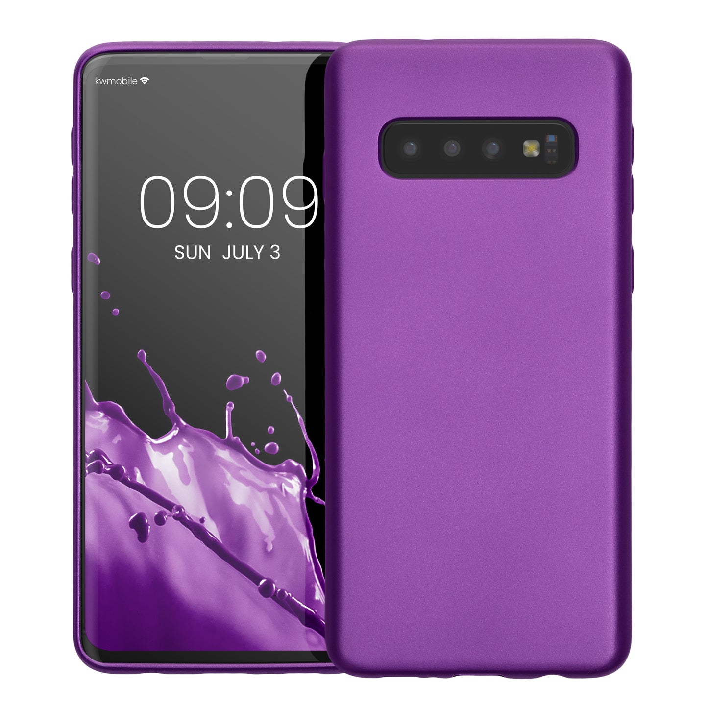 Samsung Galaxy S10 Silikon Handyhülle Metallic