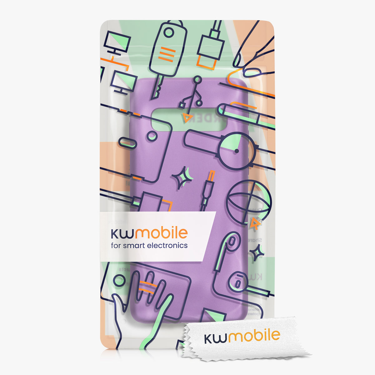 Samsung Galaxy S10 Silikon Handyhülle Metallic