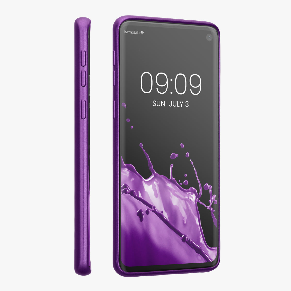 Samsung Galaxy S10 Silikon Handyhülle Metallic