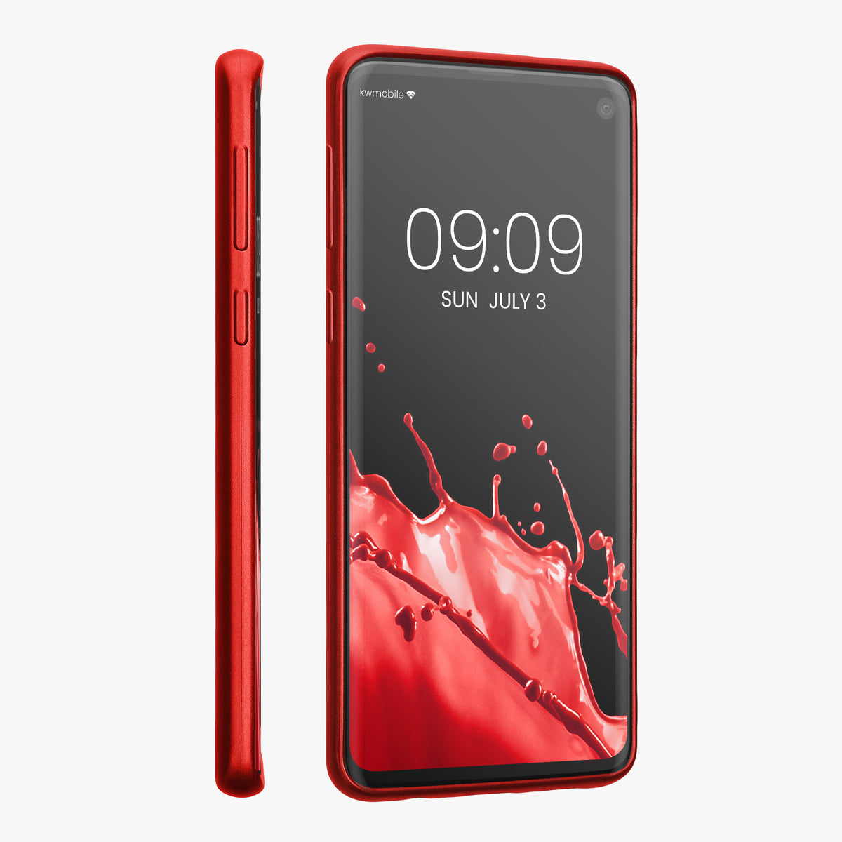 Samsung Galaxy S10 Silikon Handyhülle Metallic