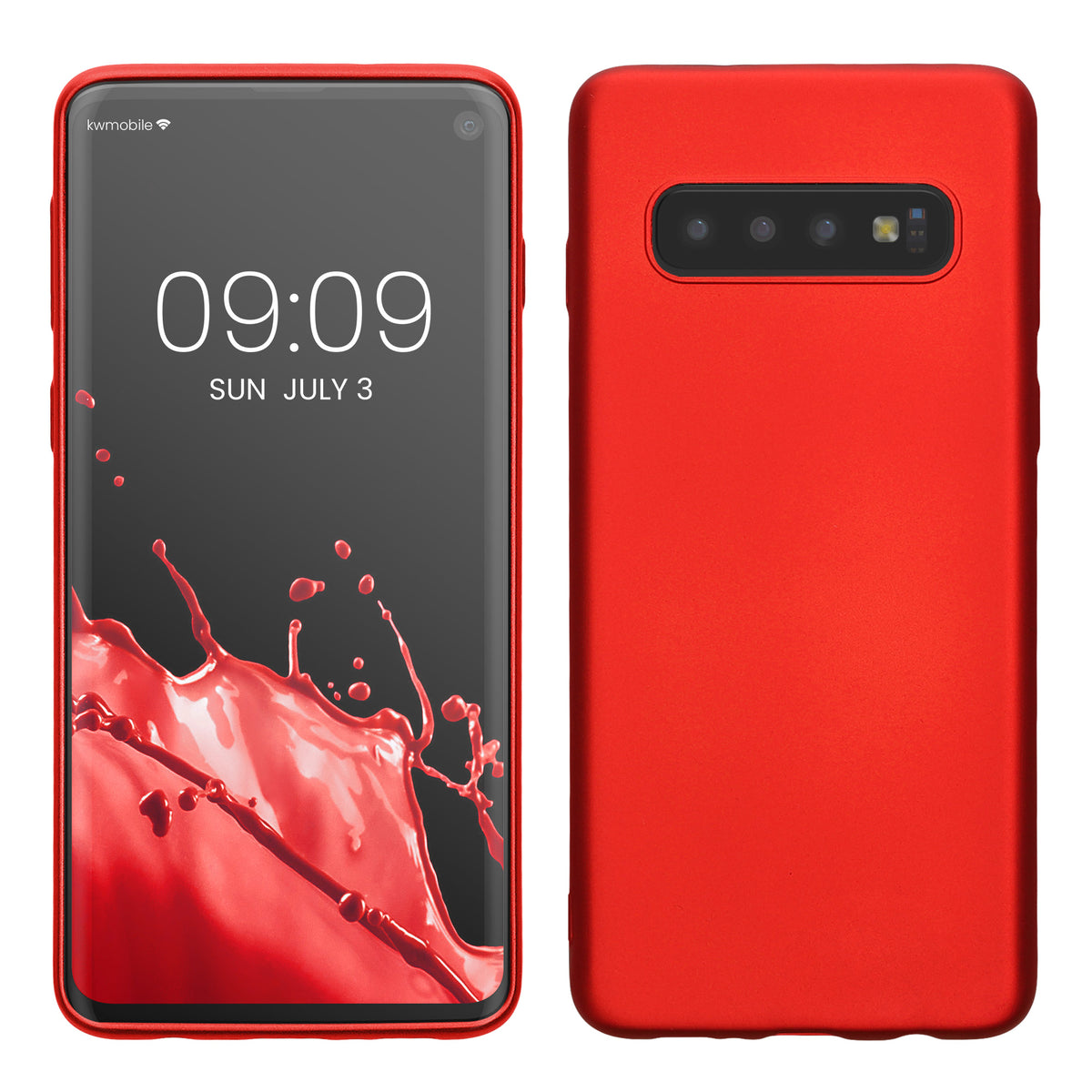 Samsung Galaxy S10 Silikon Handyhülle Metallic