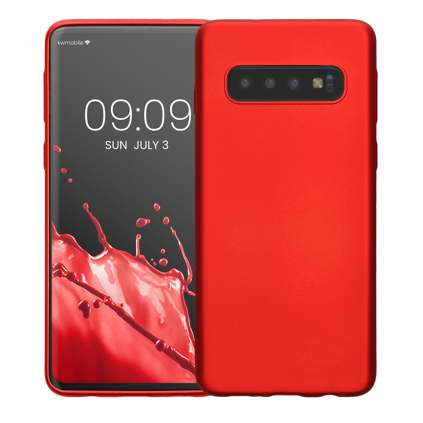 Samsung Galaxy S10 Silikon Handyhülle Metallic
