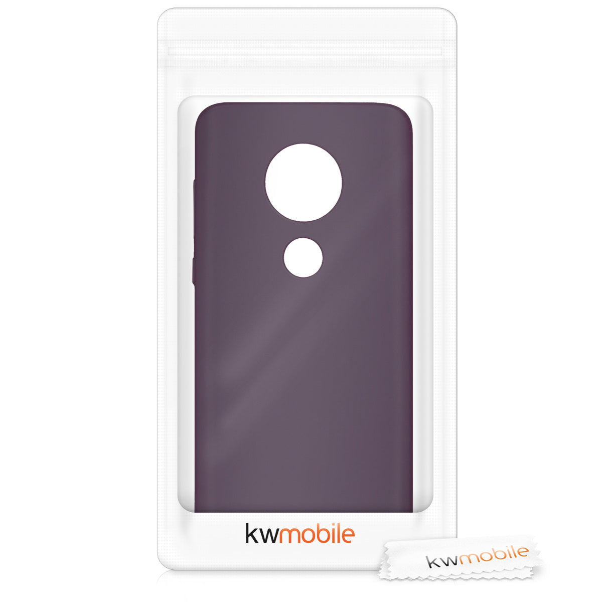 kwmobile Handyhülle für Motorola Moto G7 / Moto G7 Plus Hülle - Silikon Case schimmernd - Schutzhülle Cover