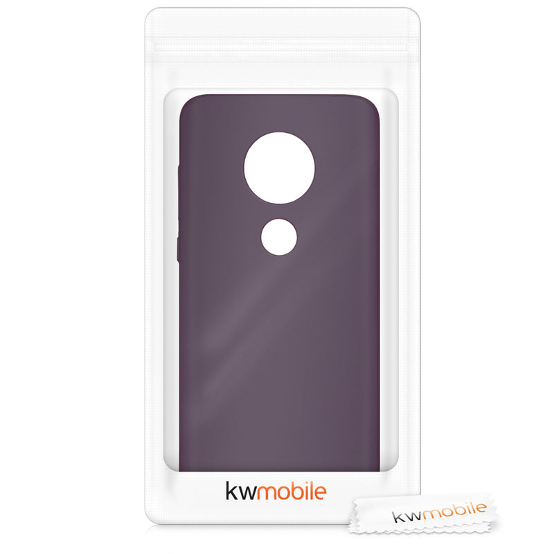 kwmobile Handyhülle für Motorola Moto G7 / Moto G7 Plus Hülle - Silikon Case schimmernd - Schutzhülle Cover
