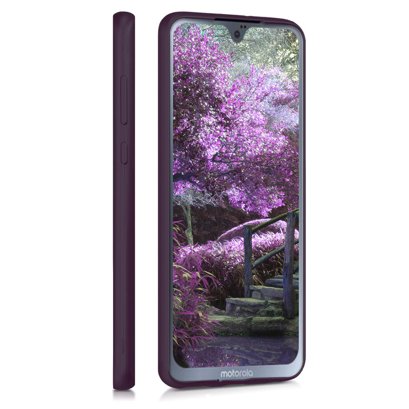kwmobile Handyhülle für Motorola Moto G7 / Moto G7 Plus Hülle - Silikon Case schimmernd - Schutzhülle Cover