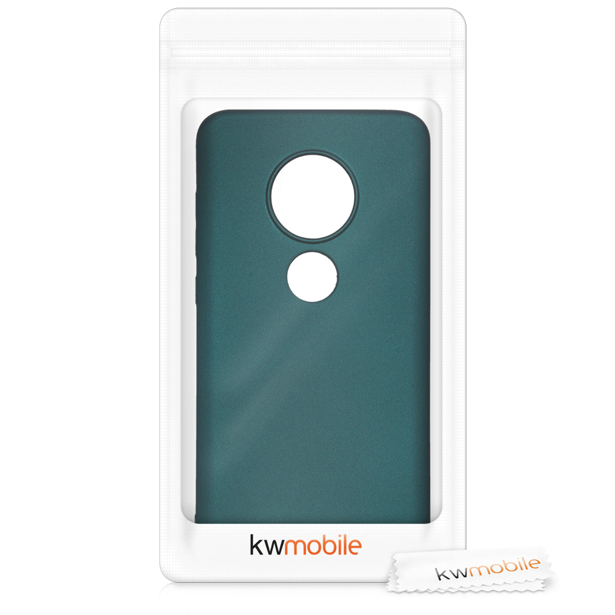 kwmobile Handyhülle für Motorola Moto G7 / Moto G7 Plus Hülle - Silikon Case schimmernd - Schutzhülle Cover
