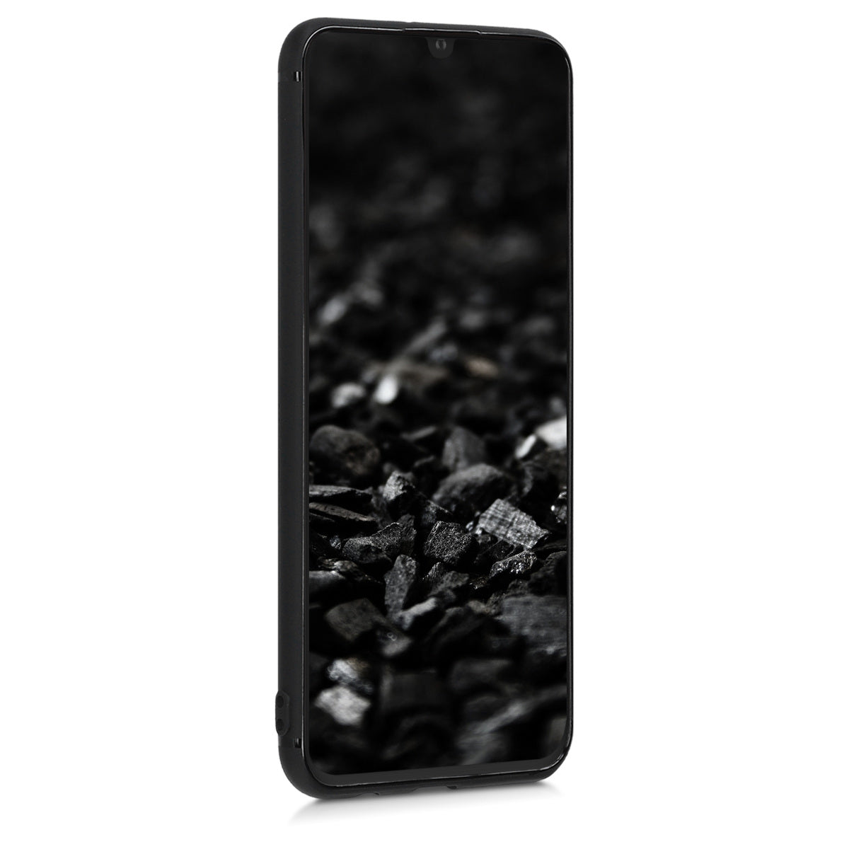 Huawei P30 Lite Handyhülle Silikon Schwarz Matt