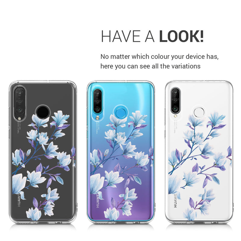 Huawei P30 Lite transparente Silikon Handyhülle