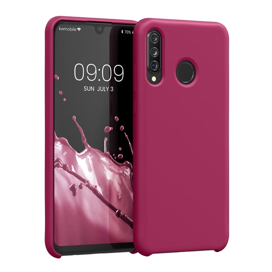 kwmobile Handyhülle für Huawei P30 Lite Hülle - Case Silikon - Kabelloses Laden - Schutzhülle Cover