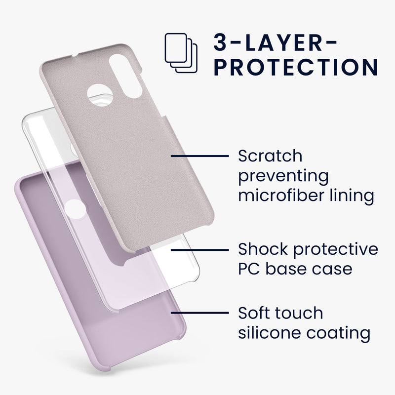 Huawei P30 Lite Gummierte Silikon Handyhülle