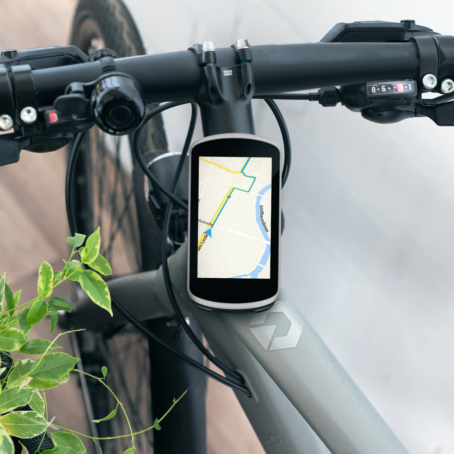 kwmobile Halterung kompatibel mit Garmin Edge / Bryton Rider / CatEye - Fahrrad Halter Fahrradcomputer - Vorbauhalterung Steuerrohr Top Cap