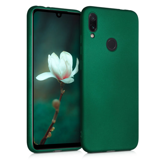 TPU Hülle für Xiaomi Redmi Note 7 / Note 7 Pro in Metallic Dunkelgrün