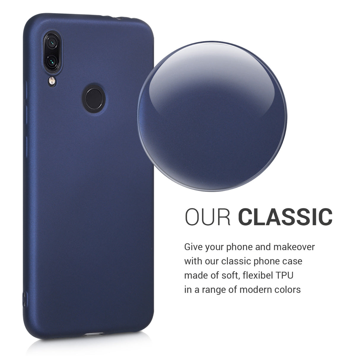 TPU Hülle für Xiaomi Redmi Note 7 / Note 7 Pro in Metallic Dunkelgrün