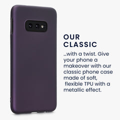 Samsung Galaxy S10e metallische Silikon Handyhülle