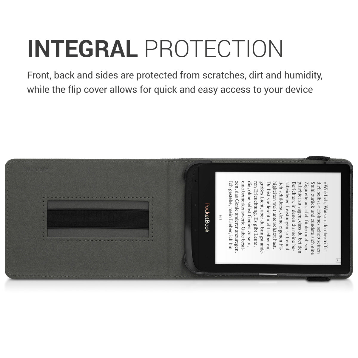 Hülle kompatibel mit Pocketbook Touch Lux 4/5/Touch HD 3/Color (2020)/ Vivlio Lux 5