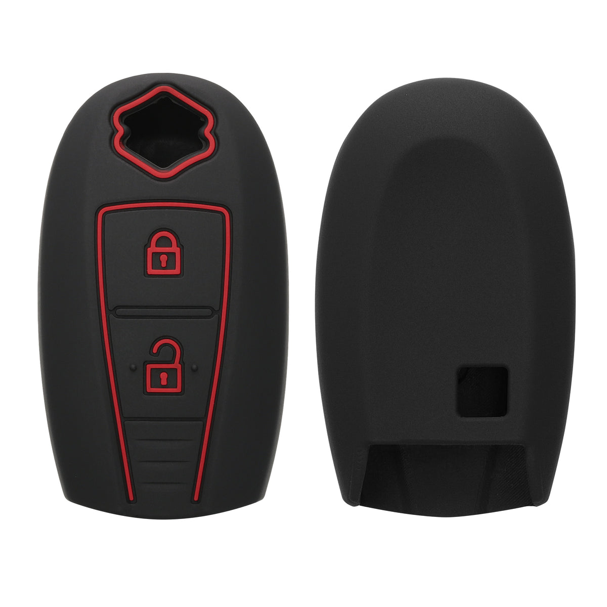 kwmobile Schlüsselhülle für Suzuki Sport 2-Tasten Autoschlüssel Keyless Go Hülle - Autoschlüssel Schlüssel Hülle - Schlüsselschutz Gehäuse