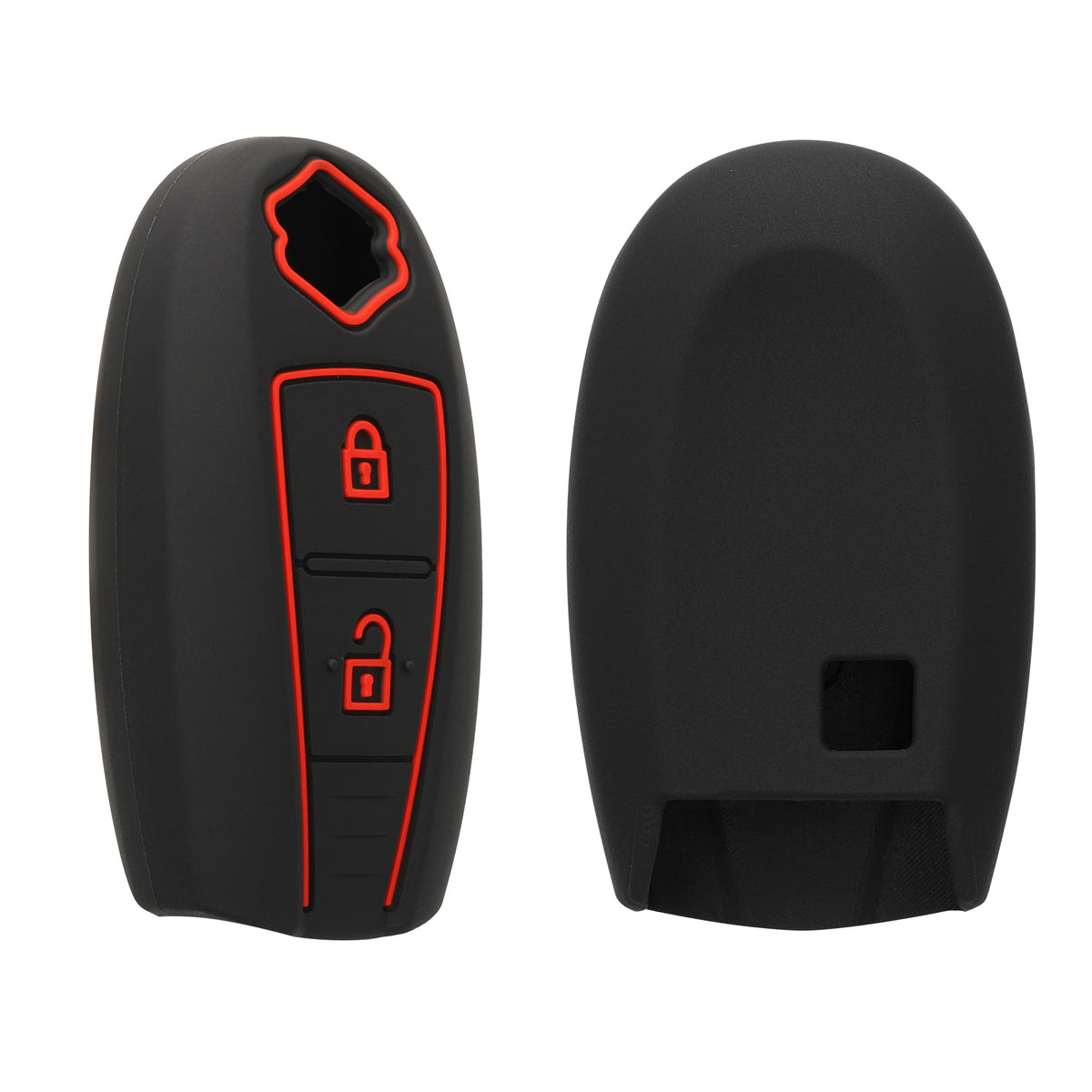 kwmobile Schlüsselhülle für Suzuki Sport 2-Tasten Autoschlüssel Keyless Go Hülle - Autoschlüssel Schlüssel Hülle - Schlüsselschutz Gehäuse