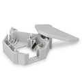 kwmobile Keystone Modul und Hutschienenadapter Set - passt auf genormte Hutschiene - 2x CAT 6A Module 2x Halter - RJ45
