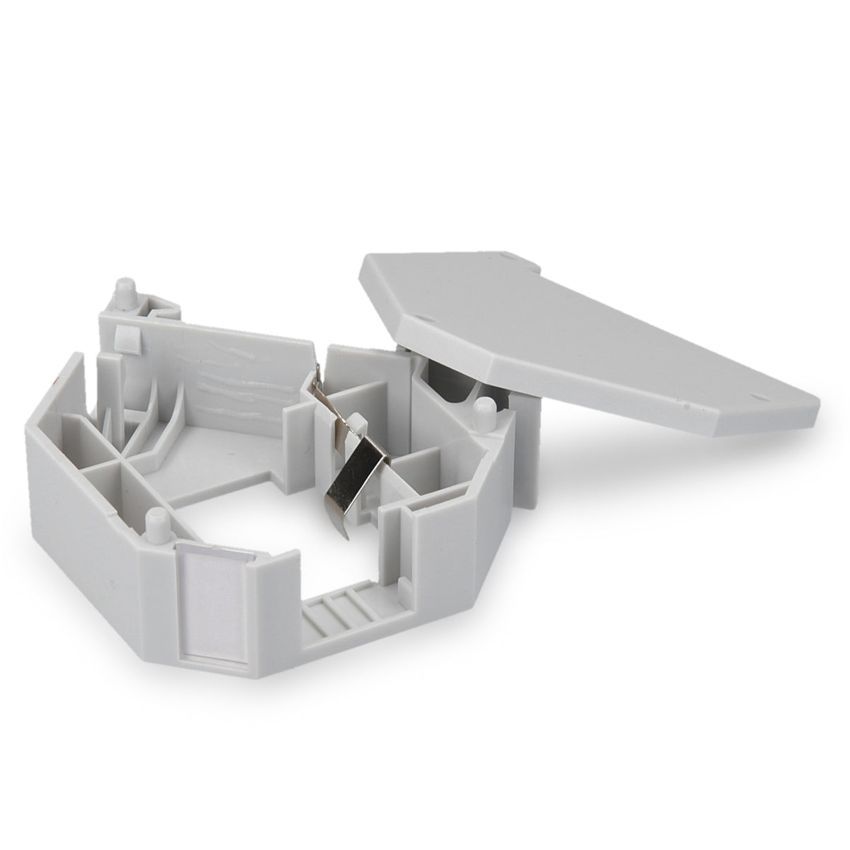 kwmobile Keystone Modul und Hutschienenadapter Set - passt auf genormte Hutschiene - 2x CAT 6A Module 2x Halter - RJ45