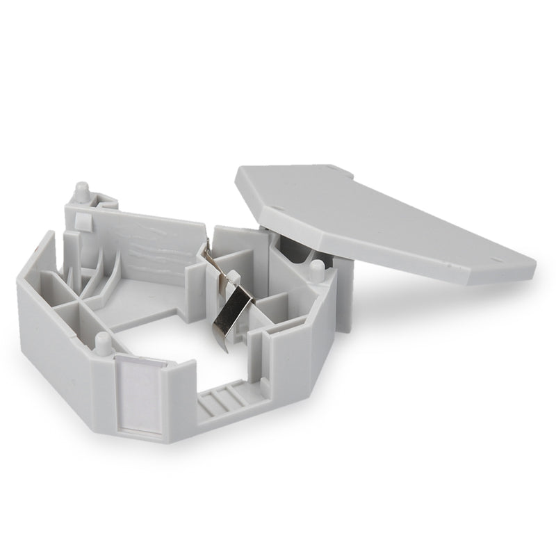 kwmobile Keystone Modul und Hutschienenadapter Set - passt auf genormte Hutschiene - 2x CAT 6A Module 2x Halter - RJ45