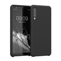 kwmobile Handyhülle für Samsung Galaxy A7 (2018) Hülle - Case Silikon - Kabelloses Laden - Schutzhülle Cover