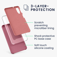 Samsung Galaxy A7 (2018) Silikon Handyhülle