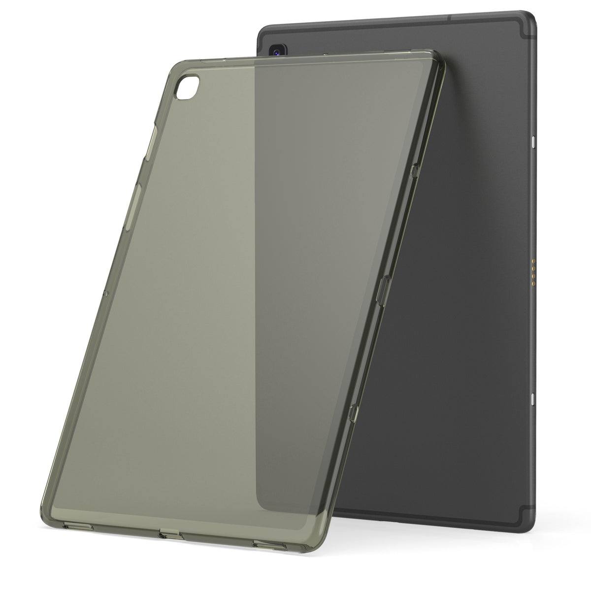 kwmobile Hülle kompatibel mit Samsung Galaxy Tab S5e Hülle - weiches Silikon Case transparent - Tablet Cover