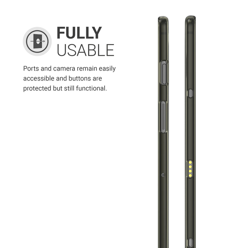 kwmobile Hülle kompatibel mit Samsung Galaxy Tab S5e Hülle - weiches Silikon Case transparent - Tablet Cover
