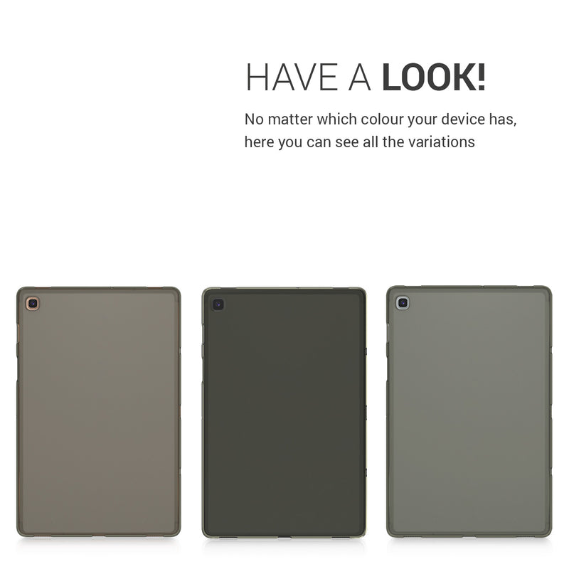 kwmobile Hülle kompatibel mit Samsung Galaxy Tab S5e Hülle - weiches Silikon Case transparent - Tablet Cover