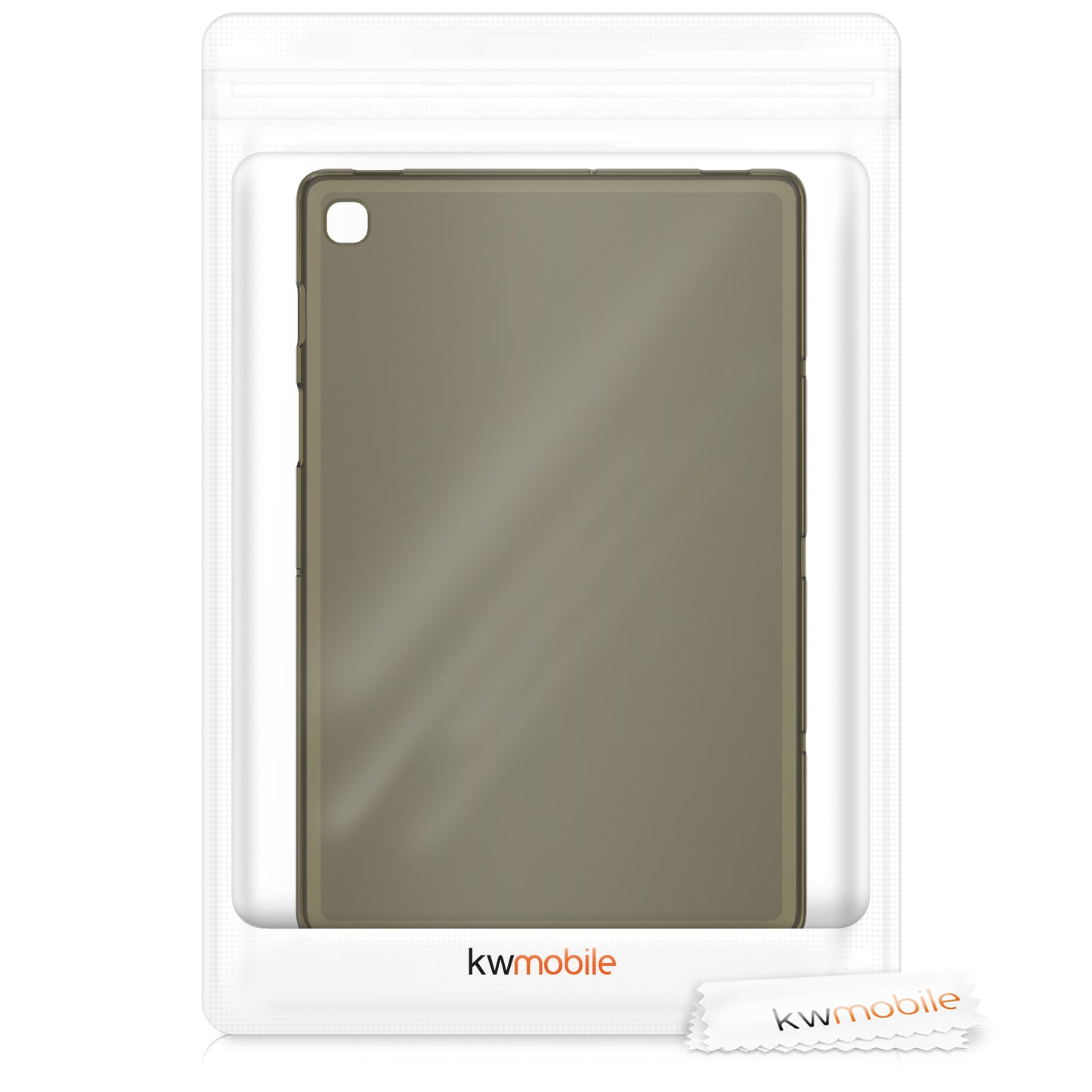 kwmobile Hülle kompatibel mit Samsung Galaxy Tab S5e Hülle - weiches Silikon Case transparent - Tablet Cover