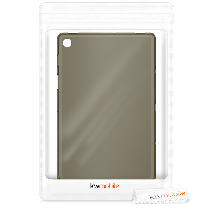 kwmobile Hülle kompatibel mit Samsung Galaxy Tab S5e Hülle - weiches Silikon Case transparent - Tablet Cover