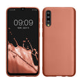 kwmobile Handyhülle für Samsung Galaxy A50 Hülle - Silikon Case metallisch schimmernd - Schutzhülle Cover