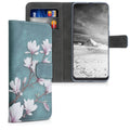 kwmobile Wallet Case kompatibel mit Samsung Galaxy A50 Hülle - Cover mit Ständer und Kartenfächern