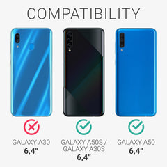 Samsung Galaxy A50 Handyhülle mit Kartenfach und Ständer