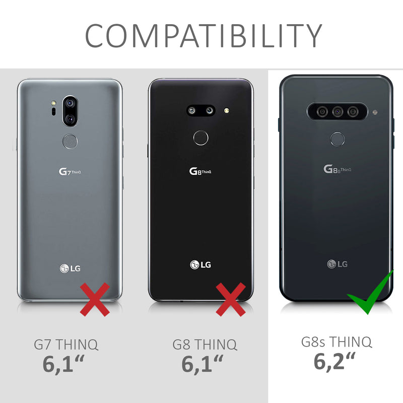 kwmobile Handyhülle für LG G8s ThinQ Hülle - Kabelloses Laden - Schutzhülle Cover