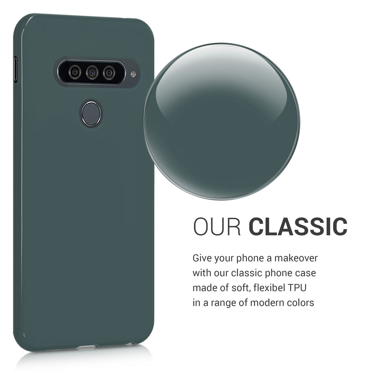 kwmobile Handyhülle für LG G8s ThinQ Hülle - Kabelloses Laden - Schutzhülle Cover