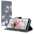 kwmobile Wallet Case kompatibel mit Huawei Y6 (2019) Hülle - Cover mit Ständer und Kartenfächern