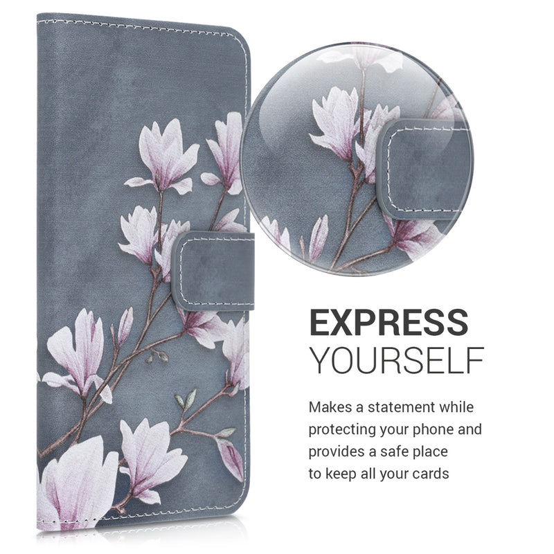 Huawei Y6 (2019) Handyhülle mit Kartenfach und Ständer