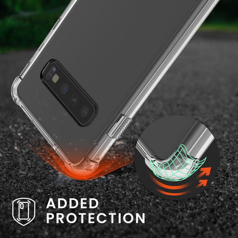 kwmobile Necklace Case kompatibel mit Samsung Galaxy S10 Hülle Silikon Cover mit Handykette Band Handyhülle