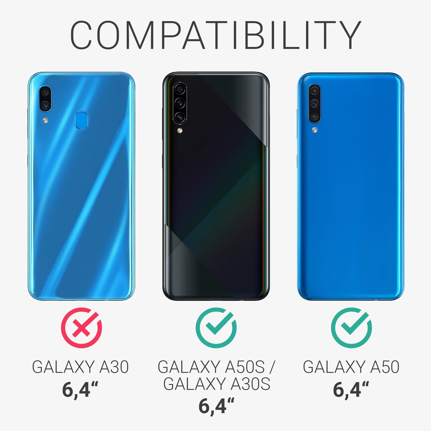 Holz Hardcase mit TPU Bumper für Samsung Galaxy A50 Indische Sonne
