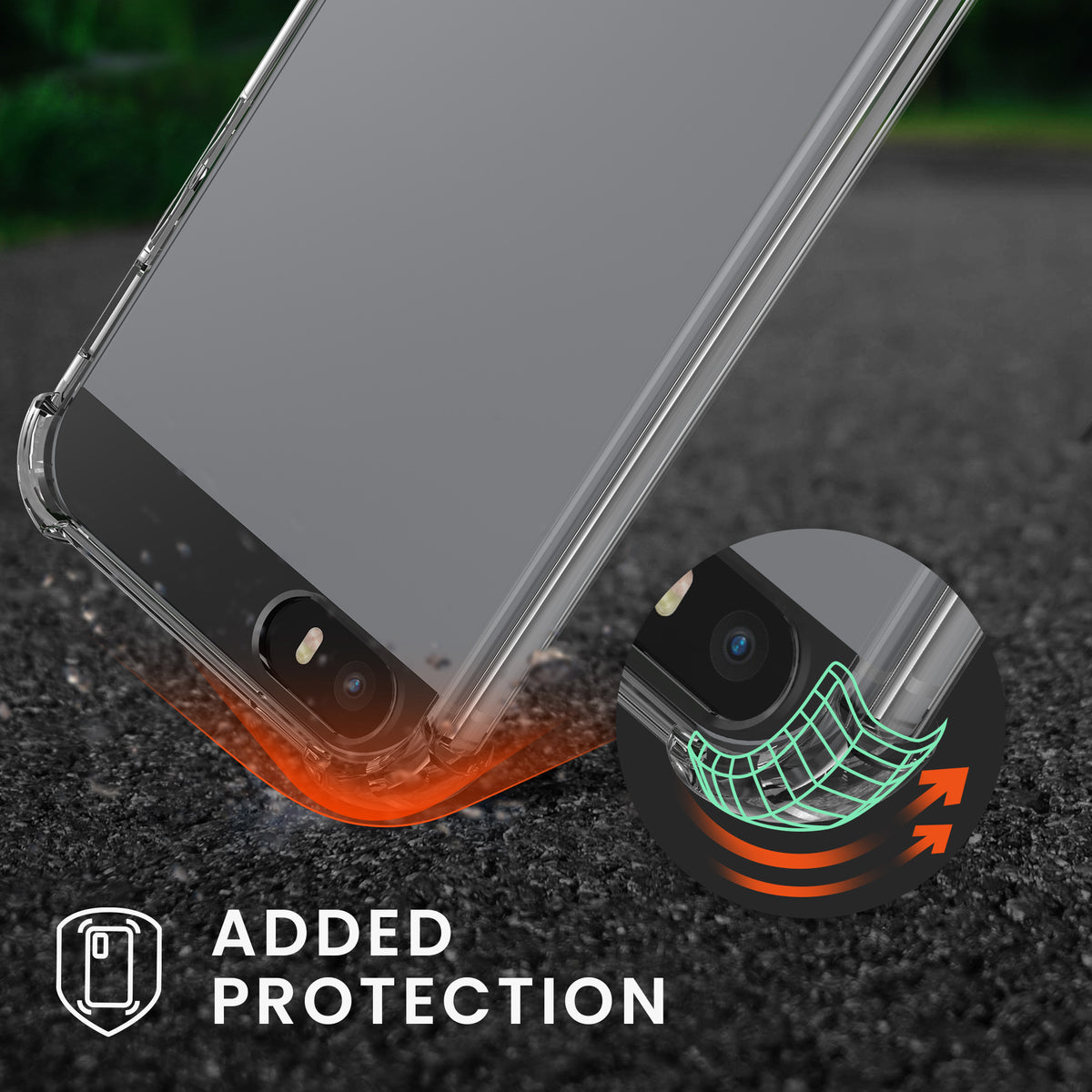 Handykette Silikon Handyhülle für Apple iPhone SE (1.Gen 2016) / iPhone 5 / iPhone 5S