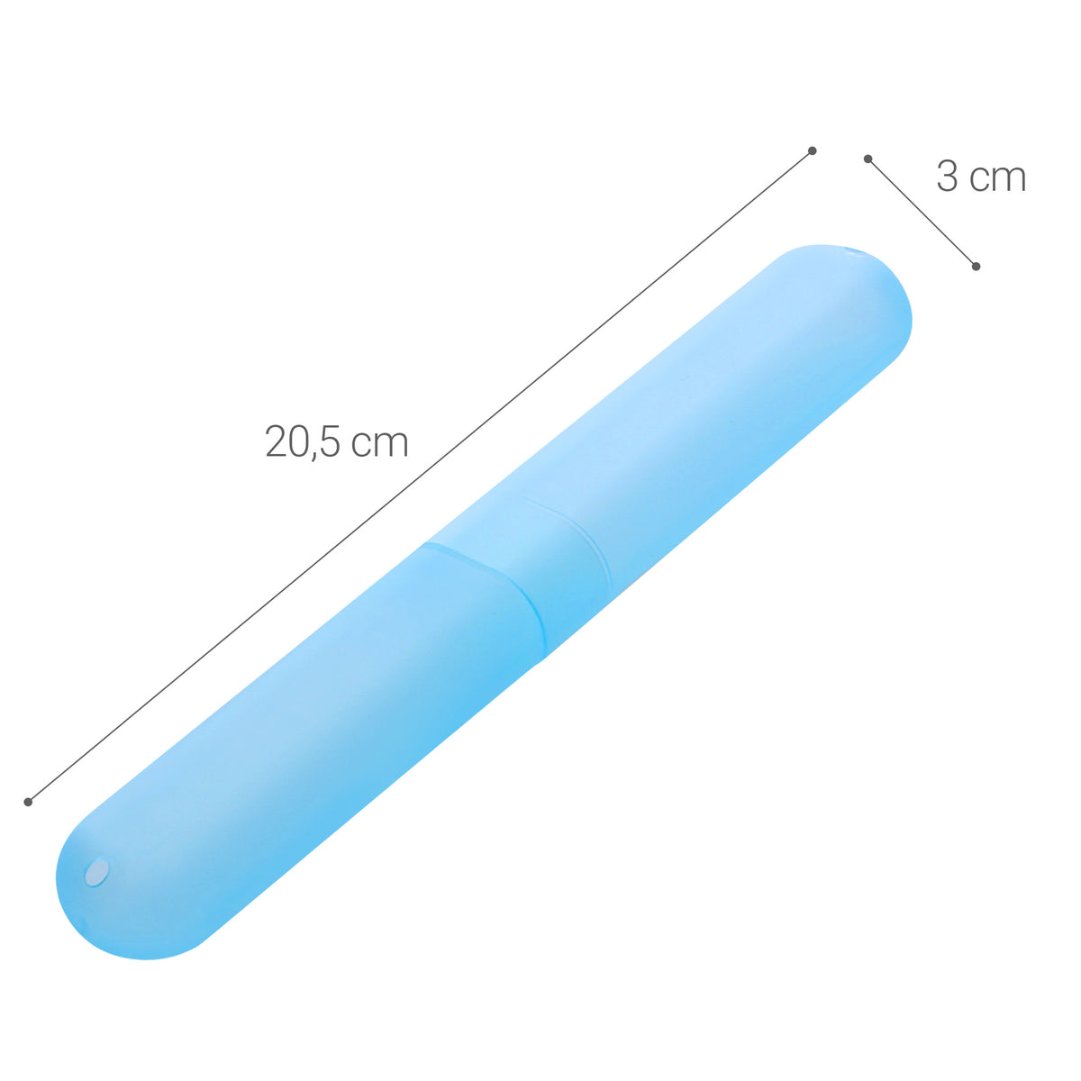 Zahnbürsten Etui mit Lüftungsschlitzen