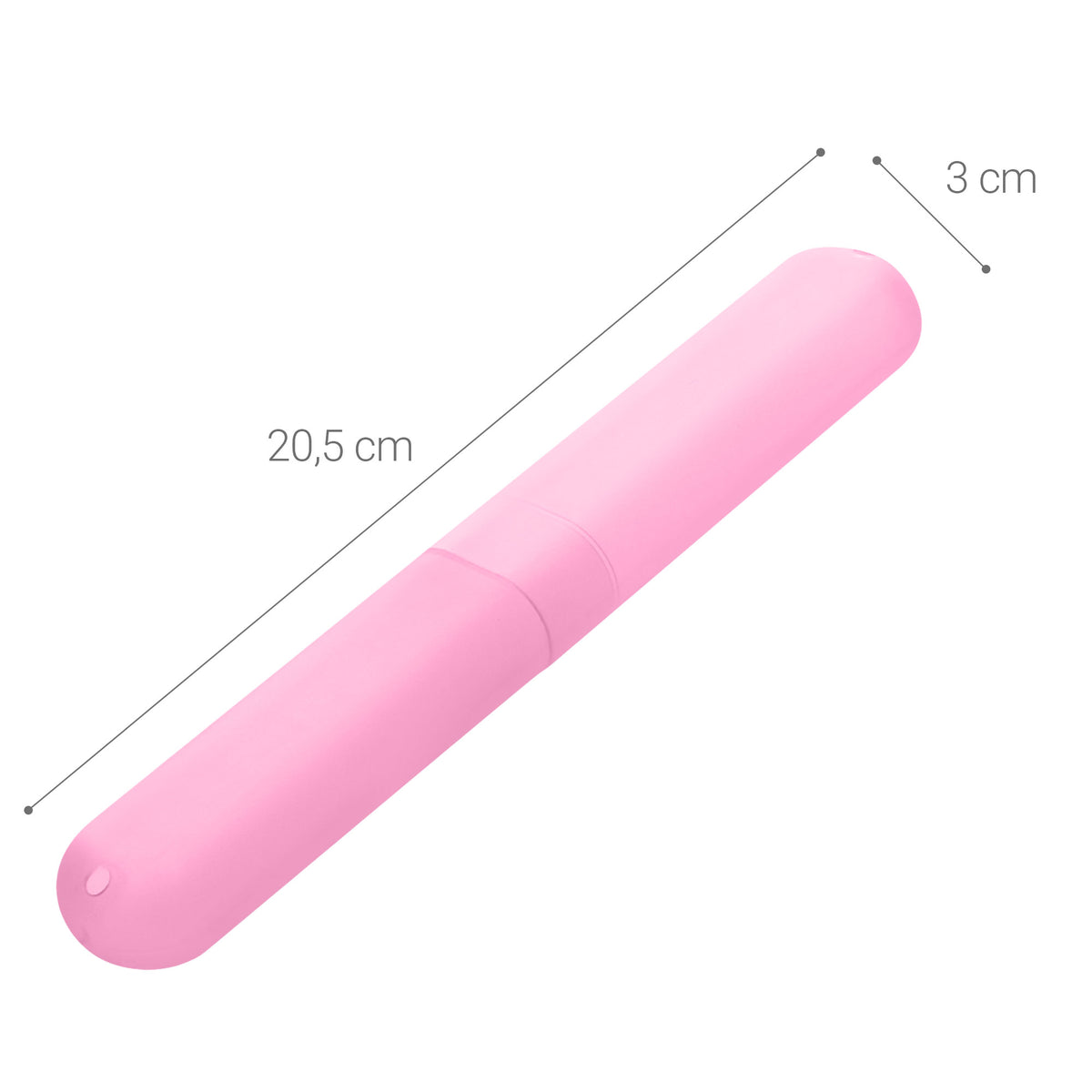 Zahnbürsten Etui mit Lüftungsschlitzen