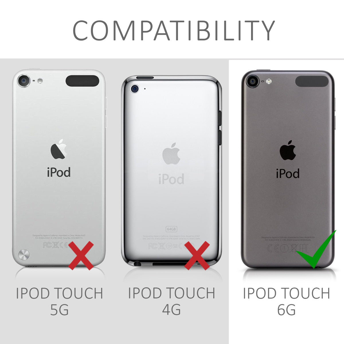 iPod Touch 6G / 7G Silikon Backcover Transparent