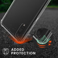 kwmobile Necklace Case kompatibel mit Huawei P20 Hülle Silikon Cover mit Handykette Band Handyhülle