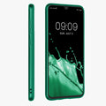 kwmobile Handyhülle für Samsung Galaxy A70 Hülle - Silikon Case metallisch schimmernd - Schutzhülle Cover
