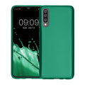 kwmobile Handyhülle für Samsung Galaxy A70 Hülle - Silikon Case metallisch schimmernd - Schutzhülle Cover