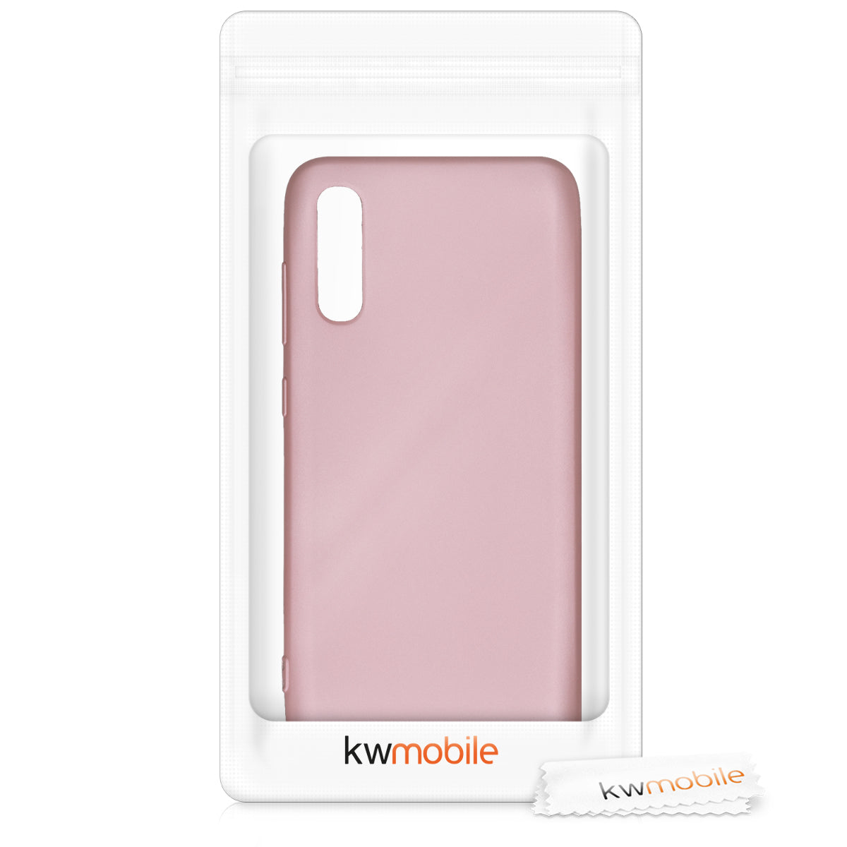kwmobile Handyhülle für Samsung Galaxy A70 Hülle - Silikon Case metallisch schimmernd - Schutzhülle Cover