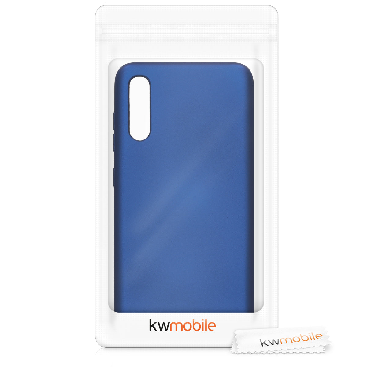 kwmobile Handyhülle für Samsung Galaxy A70 Hülle - Silikon Case metallisch schimmernd - Schutzhülle Cover