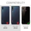kwmobile Necklace Case kompatibel mit Huawei P20 Lite Hülle Silikon Cover mit Handykette Kirschblütenblätter